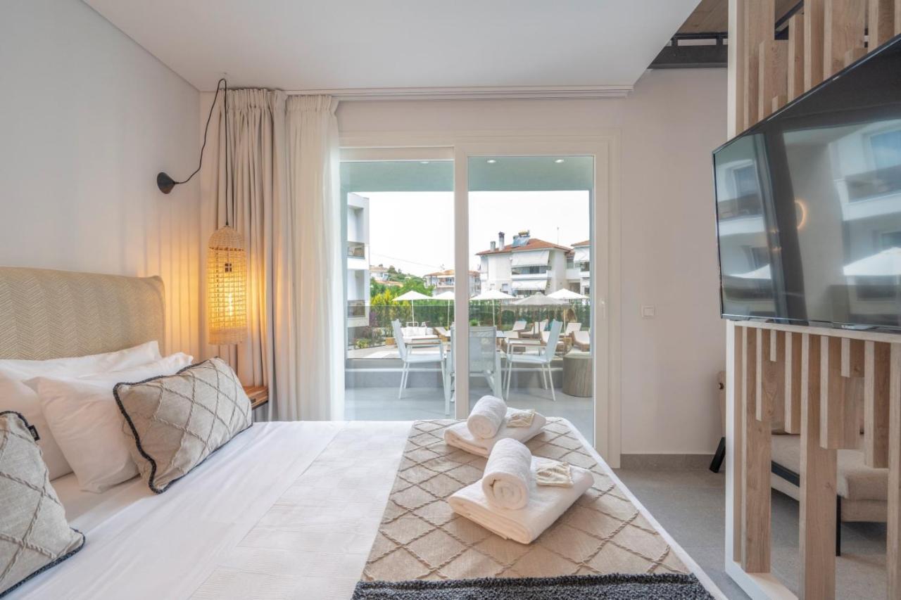 公寓 Mirablue Luxury Residences (adults Only) Pefkochori