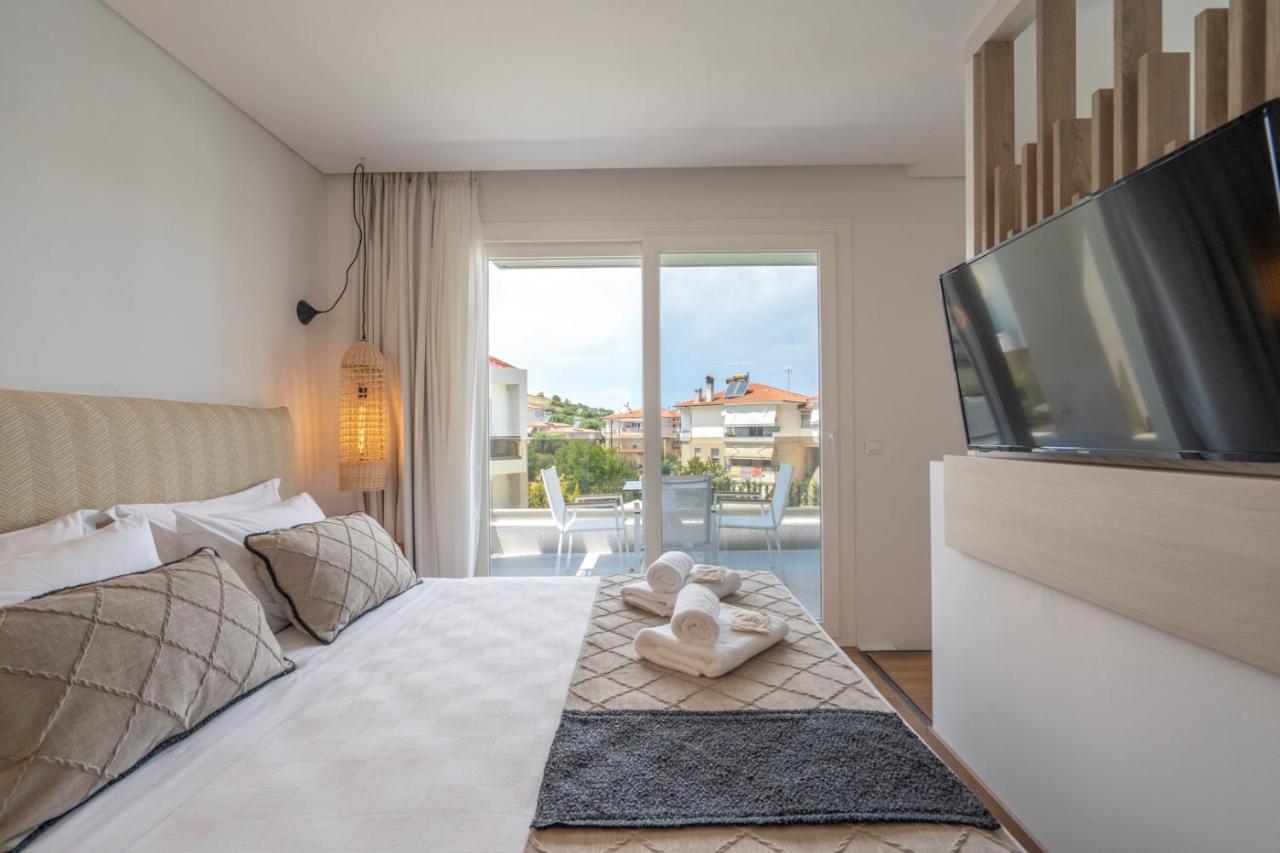 公寓 Mirablue Luxury Residences (adults Only) Pefkochori